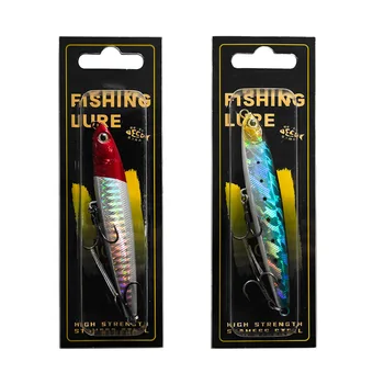 Custom Sinking Pencil Lure, Long Cast Flutter Sinking VIB Lure with Dead Flight System for Bleak Bass Freshwater Fishing Tackle – Pencil – view 5