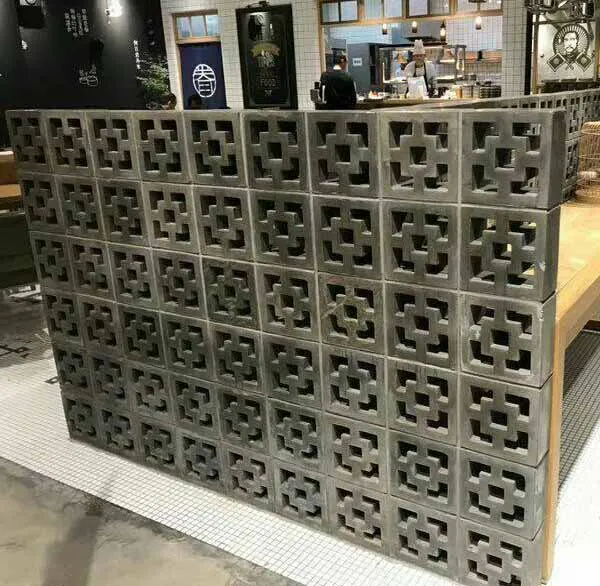 Rubber Breeze Block Mold New Design European Design Art Fence Breeze Block Molds
