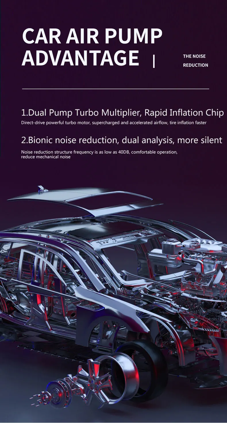 Air Pump Compressor 150 Psi Mini Air Pump Car Portable Air Pump For Car Tires 12v Small Tire