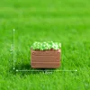 4#Green leaf wooden box