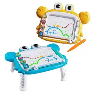 ITTL Education Cartoon Crab Magnetic Drawing Board Toy Baby Colorful Erasable Writing Painting Doodle Pad Drawing Toys for Kids