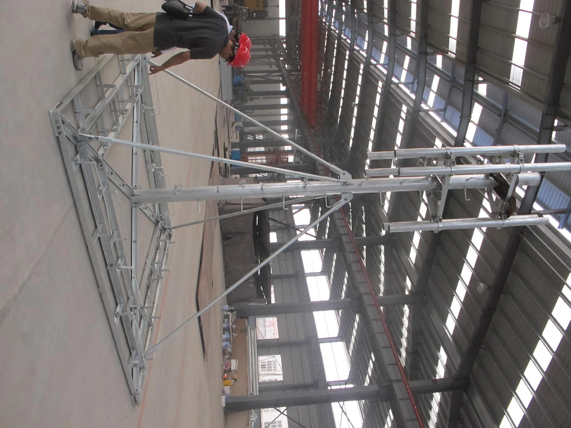 12m Telecommunication Rooftop Mast telecom rooftop tower