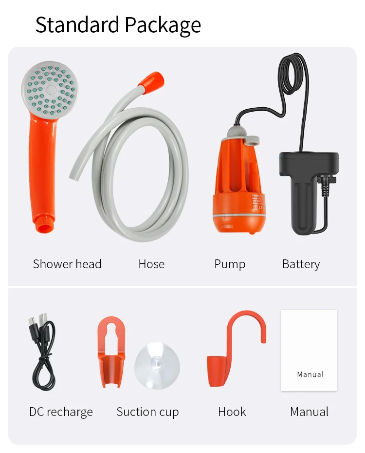 Bathroom Products Water Ablutions Portable Shattaf Muslim Bidet Sprayer With Folding Bucket for Toilet, Traveling, Camping manufacture