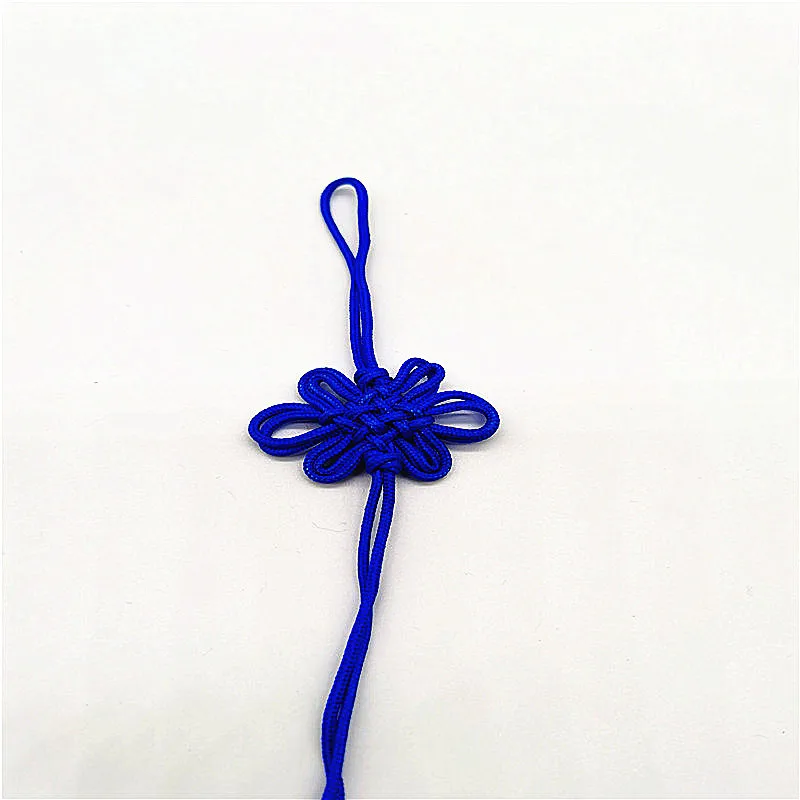 Миниатюрные кисточки ручной работы из полиэстера Счастливый китайский узел многоцветные Подвески с кисточкой украшение для дома спальни