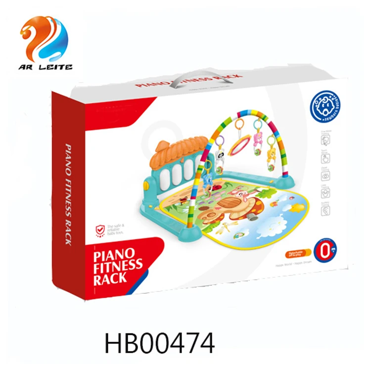 Wholesale Early Educational Multicolor High Quality Foldable Music Play Mat Baby Gym Activity