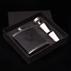 Juego de núcleo negro de águila de cuero negro de 7 oz-200 ml
