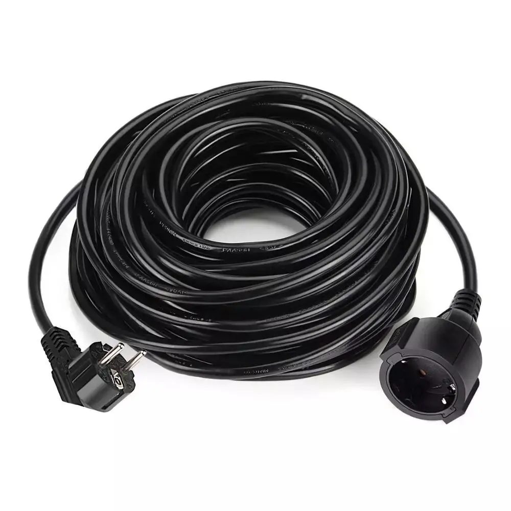 Eu cord. 3-Fold Cable Extension Schuko 10m. Cable 3g1.0 with Plug CPL. 10m Schuko аналог. Удлинитель Германия. Немецкие кабеля.