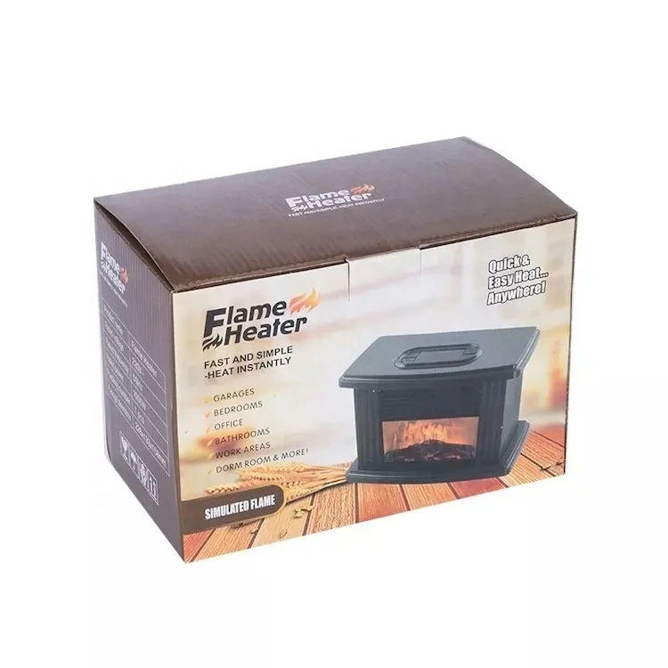 Fireplace Modeling Heater Home Living Room Bedroom Simulation Flame Heater Quick Heating Heating Small Desktop Heater 7