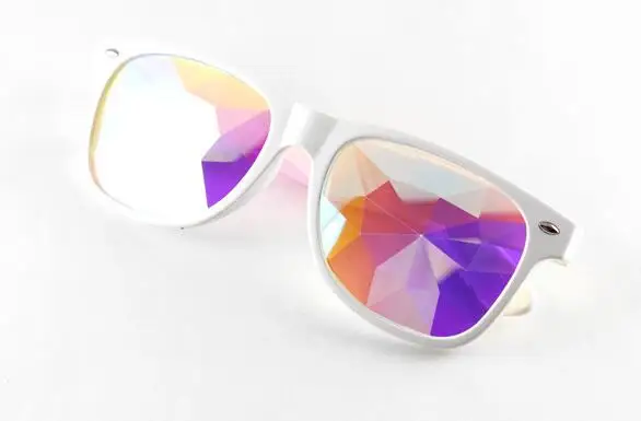 GloFX Gafas de caleidoscopio | Gafas de difracción ligeras de cristal Edm  Festival | 2 unidades de gafas rave, Multi colorido