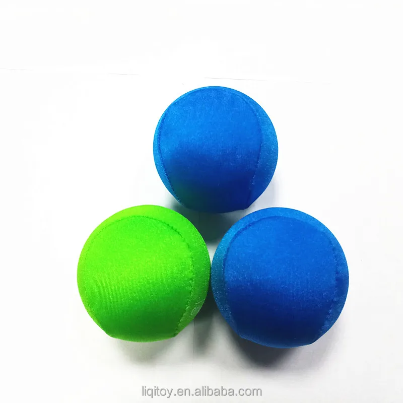 Lycra Fabric Cover Tpr Gel Stress Relief Ball Toys Soft Rubber Bouncy ...