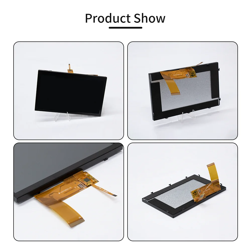 Customized 7'' Tft Lcd Touch Screen 800x480 Display Module for Instrument Cluster