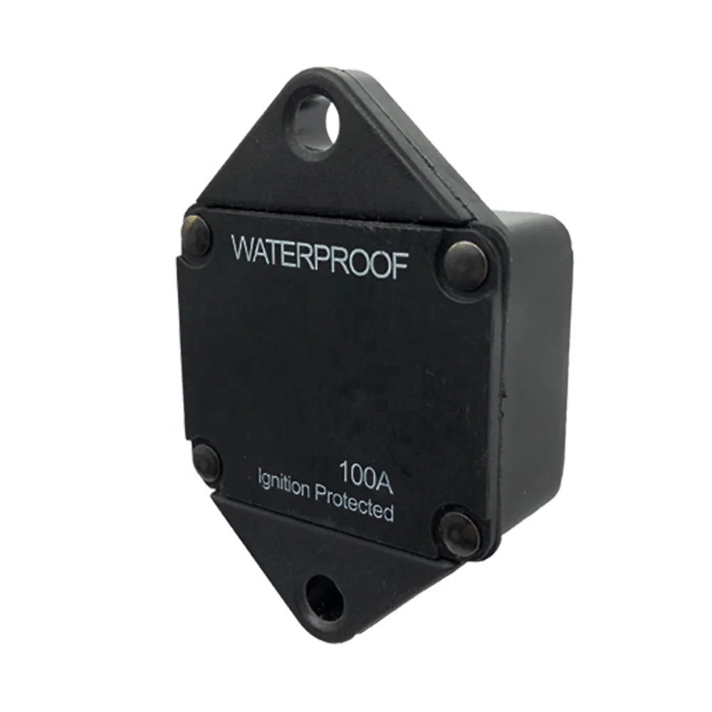 E9 IP67 Waterproof Car Circuit Breaker 25a 24v Dc MCB 30a 40a 50a 60a 70 90a 100a 150a 1p Pole Auto Reset Circuit Breaker