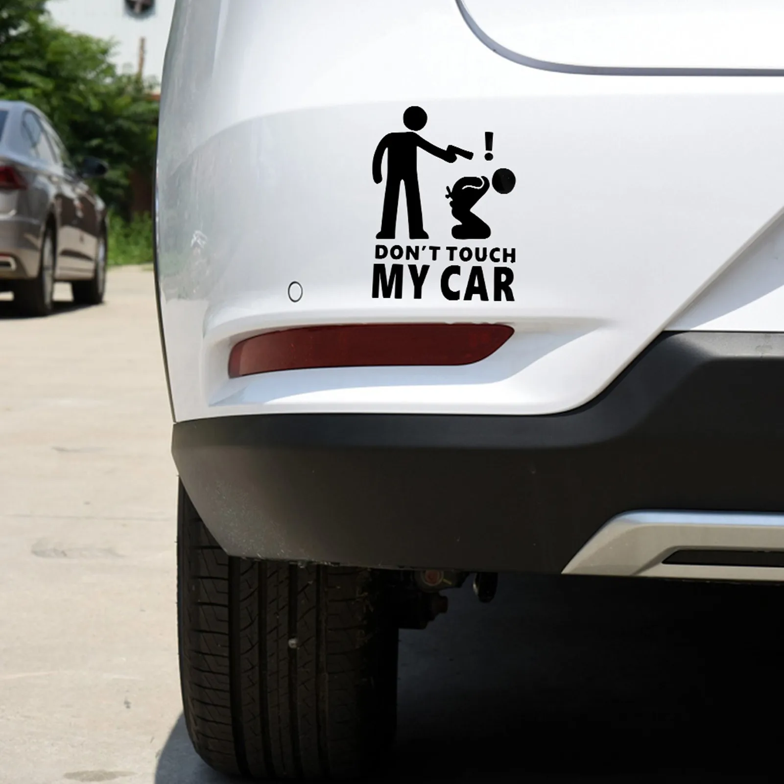 Funny Car Sticker Dont Touch My Car Decals Stickers Creative Auto Decal