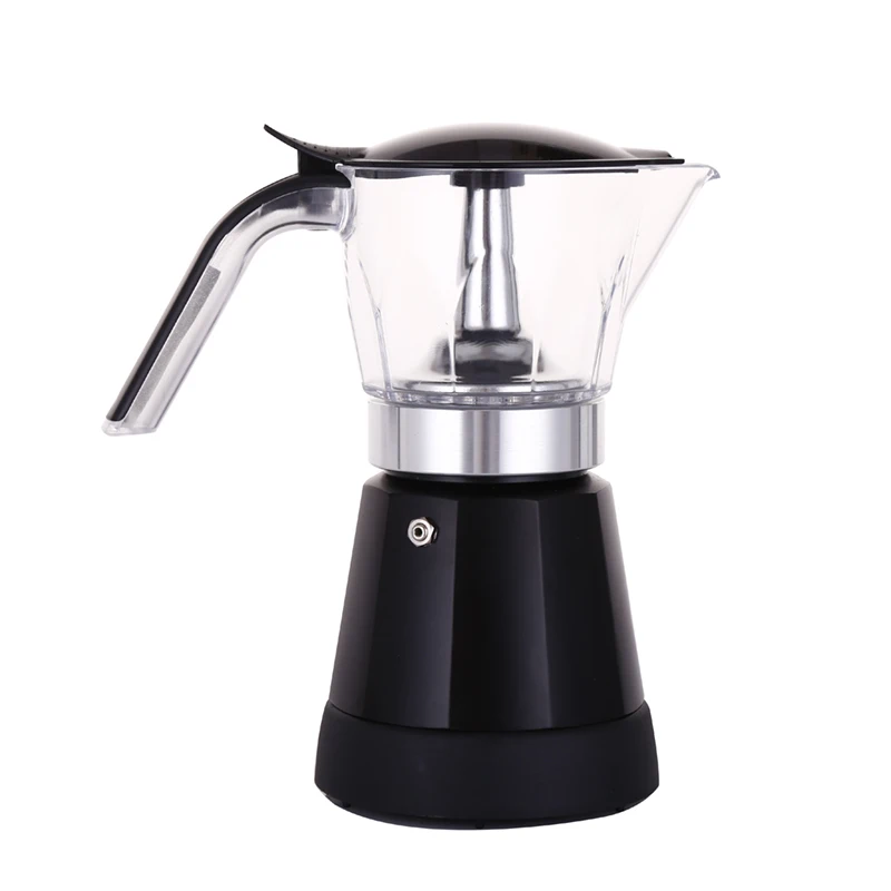 Classic Style Electric Espresso Maker Set Portable Stovetop Coffee Maker Glass Aluminium Ceramic Metal Plastic Exported Japan
