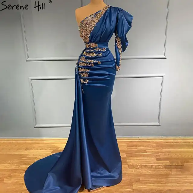 Green Mermaid Satin Evening Dresses Gowns 2022 Beaded One Shoulder Elegant for Women Blue Party Dresses Green Mermaid Satin Evening Dresses Gowns 2022 Beaded One Shoulder Elegant for Women Blue Party Dresses