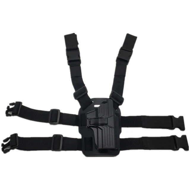 Shooting range Tactical Thigh Level 2 Gun Holster for P320 Law enforcement