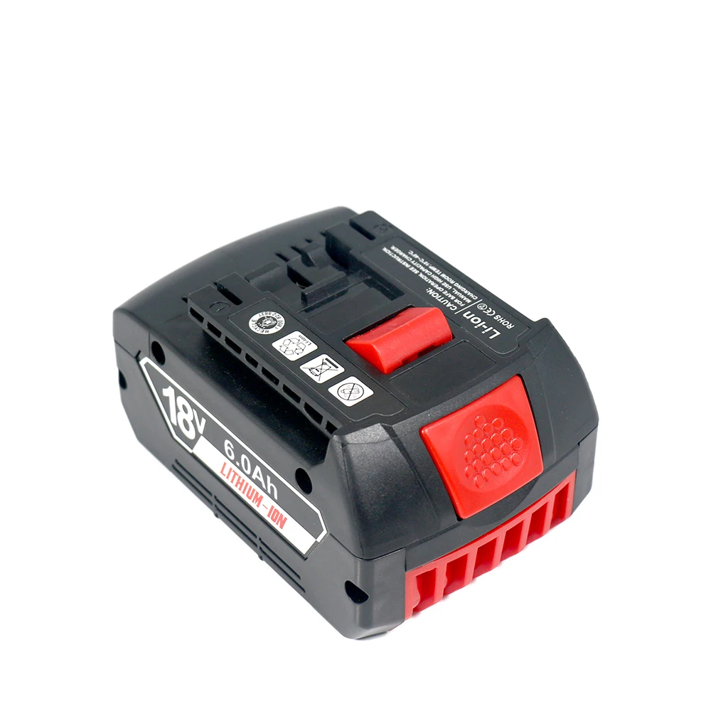 18V Power Tool Lithium Battery High Quality Replacement Battery 6AH/8AH/10AH for Bosch Power Tool Electric Drills Replacemental