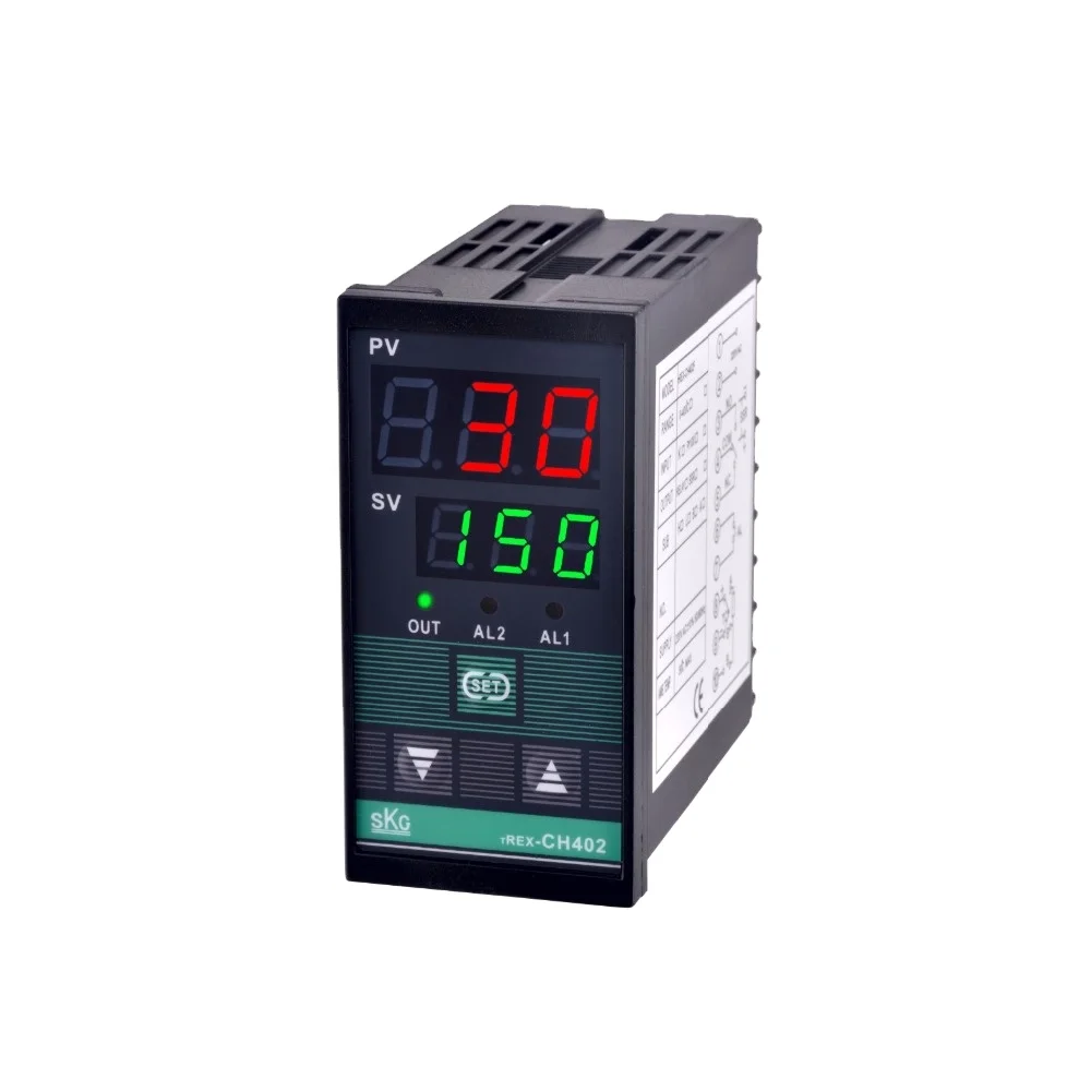CH402 SKG One Channel Relay Switch Control High Temperature Electric Oven Thermostat Thermocouple Pid Controller