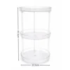 Three-tier, three-column plastic storage rack