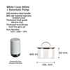 400ml+automatic pump White
