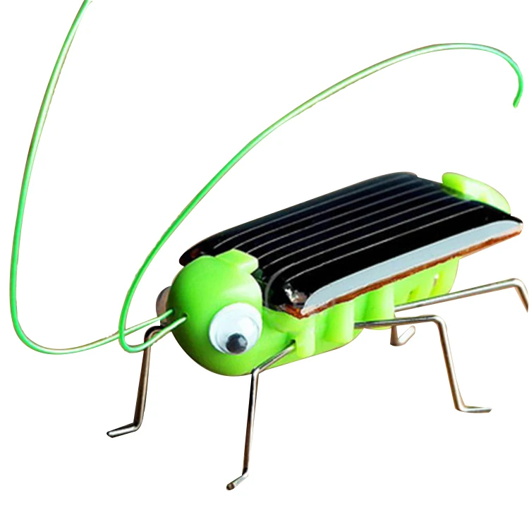 АБС-пластик насекомое армейская игрушка на солнечной энергии Кузнечик маленькое обучающая игрушки