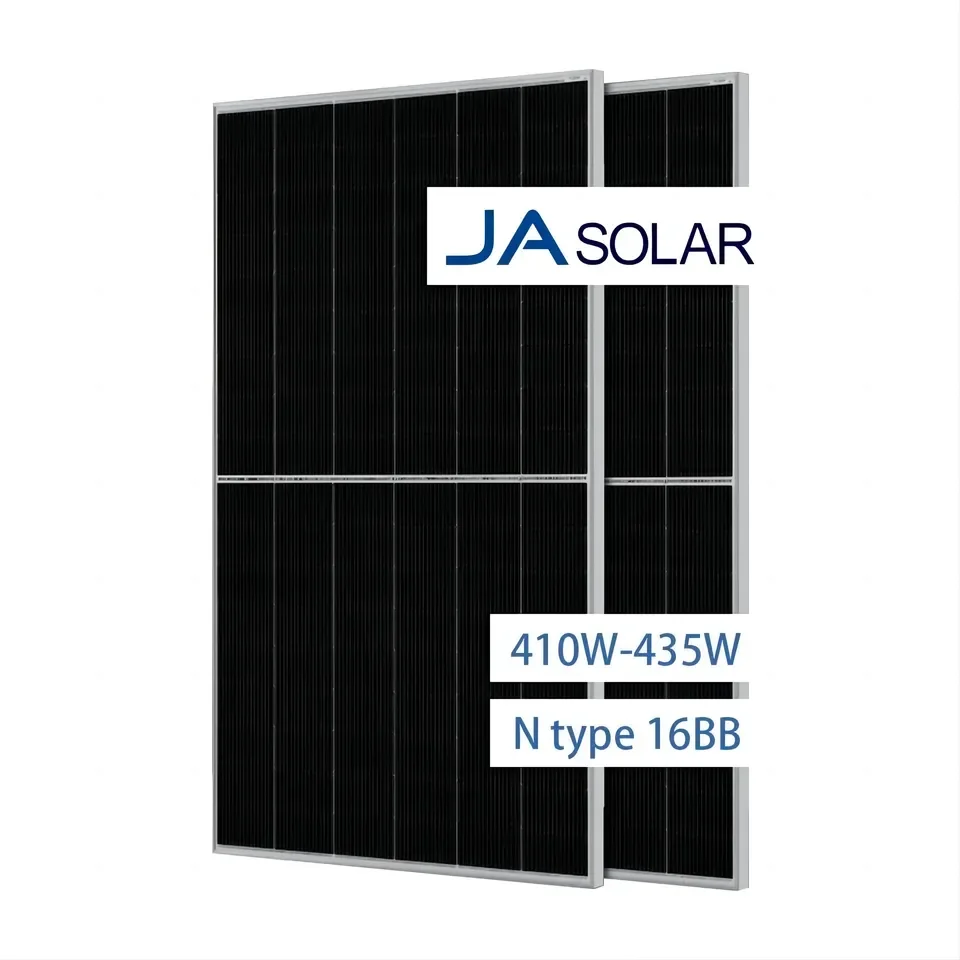 Ja N-type Bifacial Glass 410w 415w 420w 425w 430w 435w Mono Solar Panel ...