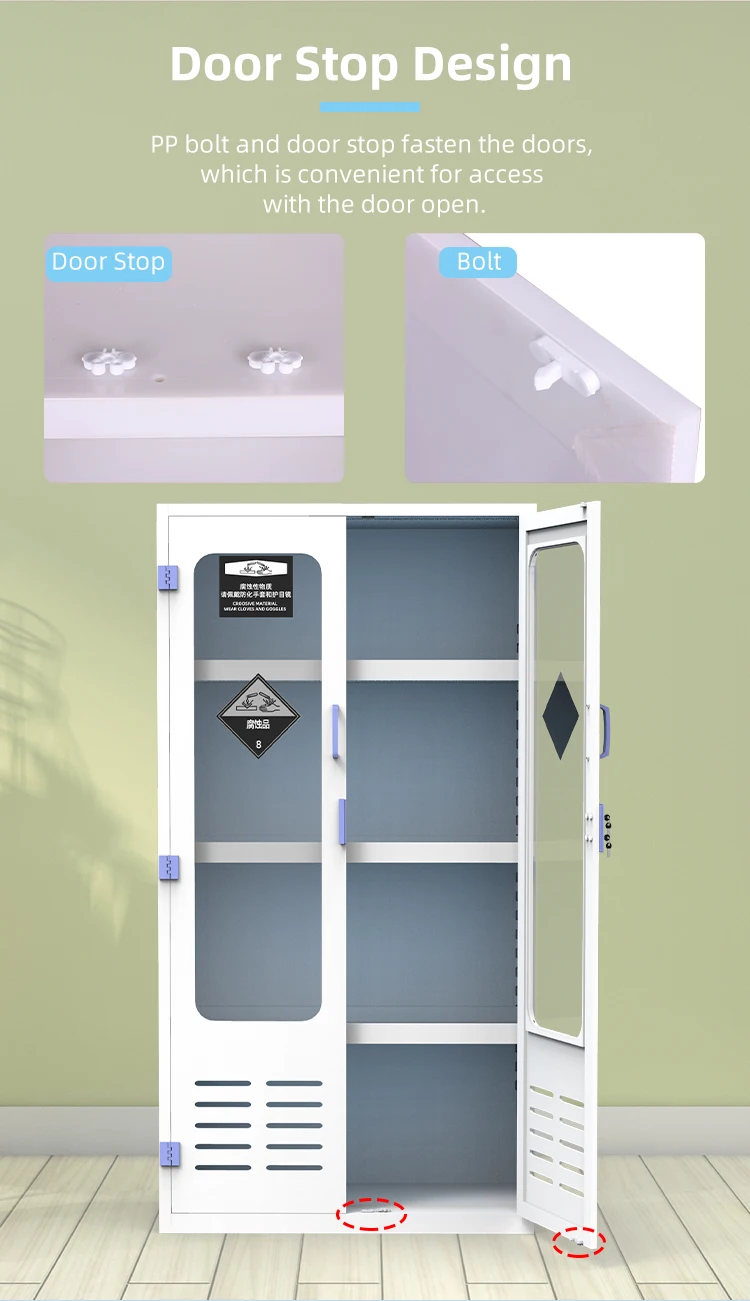 Factory Double Lock Pp Medicine Acidbase Chemicals Storage Buy Pp