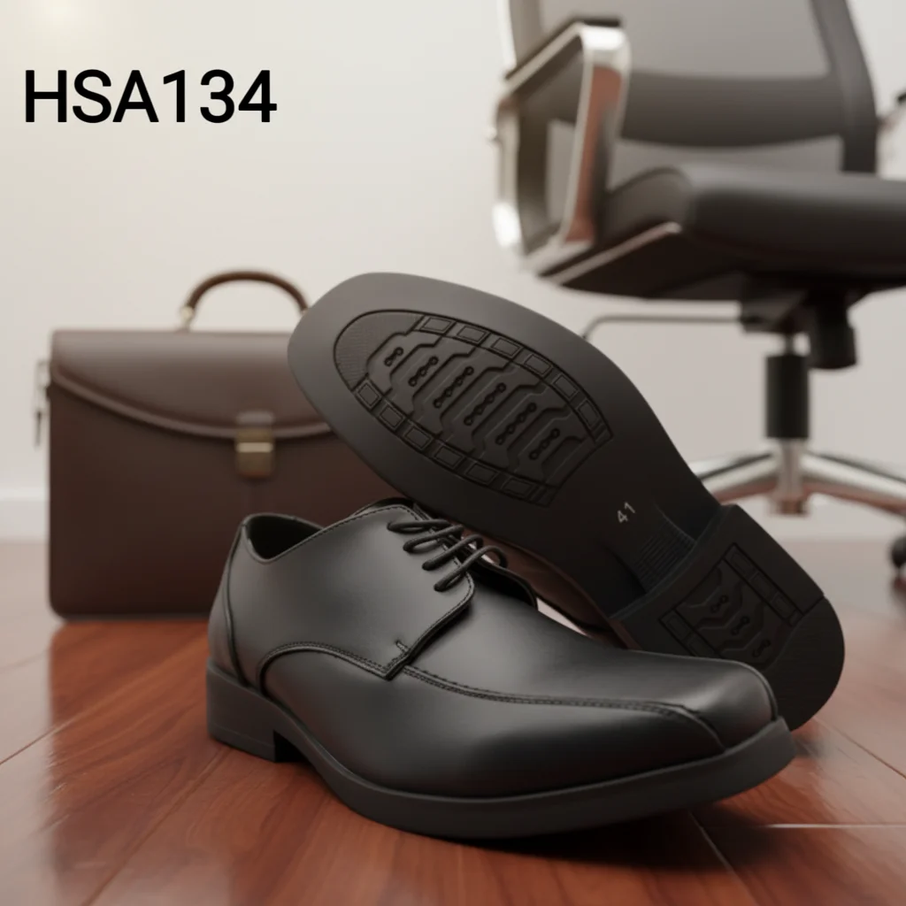 HY,Chile Market Popular Hard Rubber Outsole Mens Leather Shoes Cars 4S Shop Classic square Toe Dress Shoes for Sale HSA134