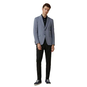 China Manufacturer Casual Men Clothing 100% Cotton Daily Work Slim Fit Blazers Suits