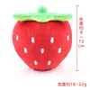 Big Red Embroidered Strawberry Sound Toy