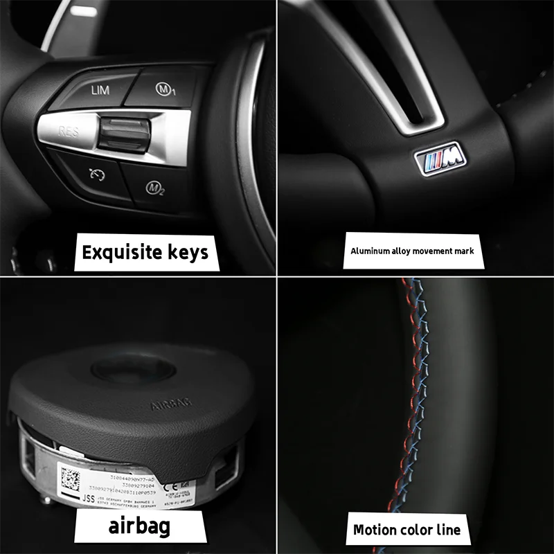 For Bmw M Sport G Sport Full Series Steering Wheel Custom Carbon Fiber +led For Bmw Steering