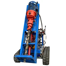Small pneumatic drilling rig simple operation of rock soil can be drilled drilling machine