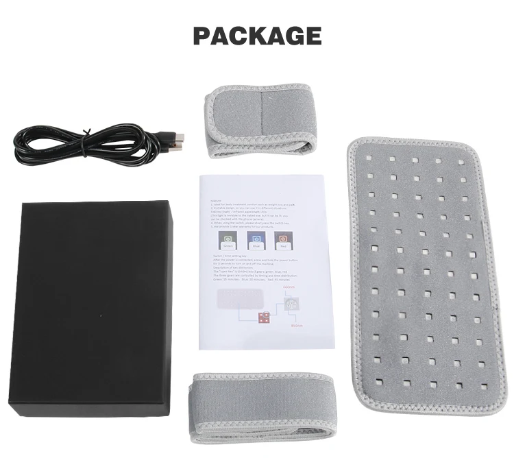 Red Light Therapy Infrared Light Therapy Large Pad For Body Wearable