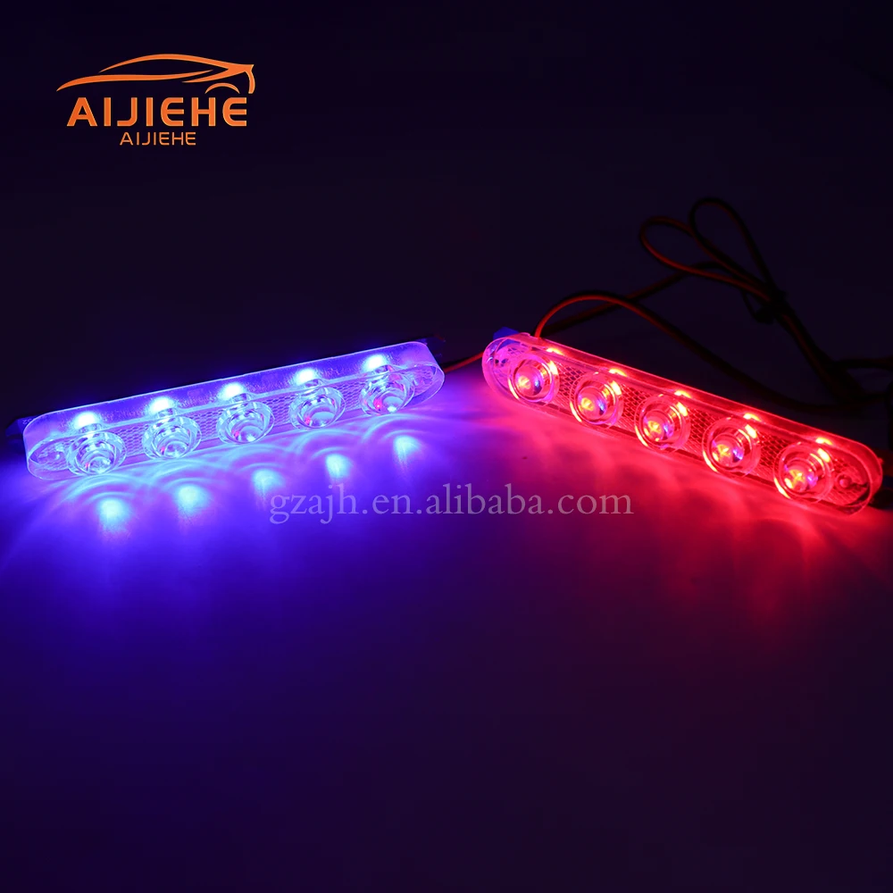 Universal Car Led Drl Daytime Running Light Flexible 6led Driving Fog Bulb Warning Lamp Car Styling Dc 12v Auto Led Head Lamp