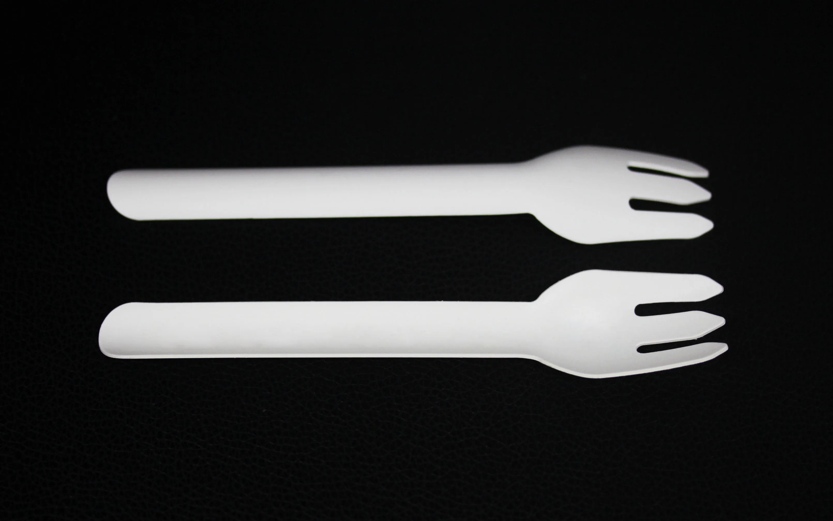 Individual Paper Package Utensils Cutlery Set White Bamboo Spoon Fork Knife Biodegradable Custom Printed Logo for Restaurant manufacture