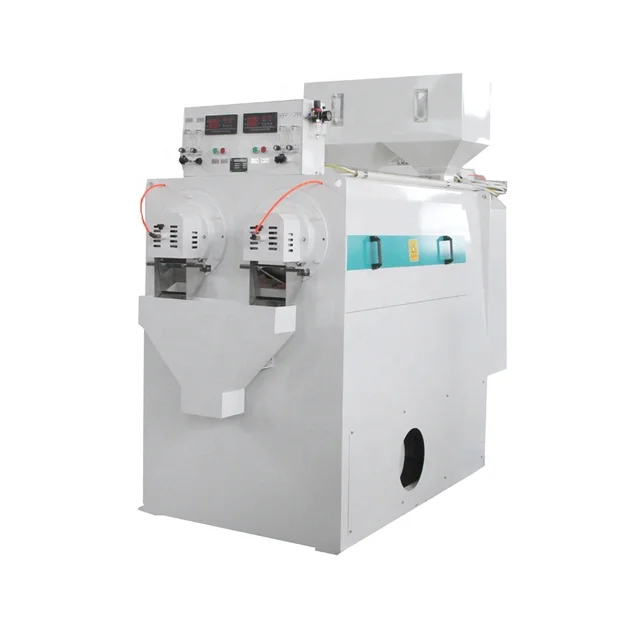 MPG Series Double Roll Rice Polisher Machine Big Capacity Rice Polishing Machine Iron Roll / Stainless Steel Roll Rice Polisher