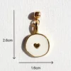 White round small love