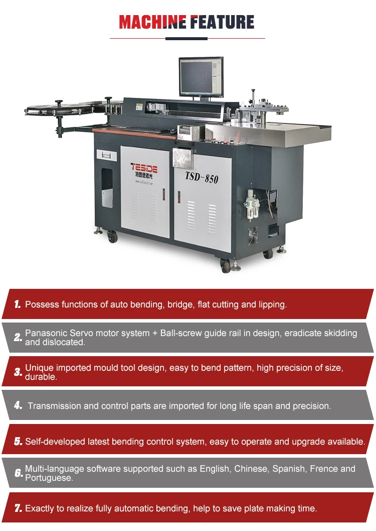 Bender Metal Automatic Edge Bending Machine Bending Blade