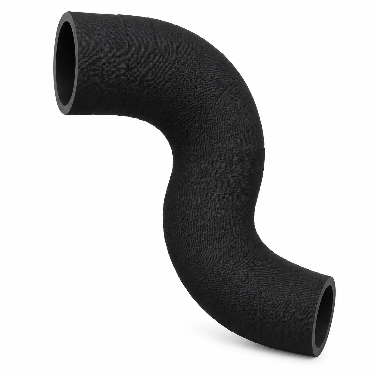 Custom Data Center Liquid Cooling Heat Resistant EPDM Reducing Elbow Fabric Textured Rubber Hose