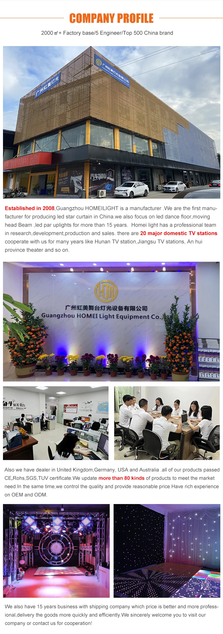 Homei Video Curtain RGB Vision Curtain Cortina De Video Led De Fondo De Boda Vision Star Cloth