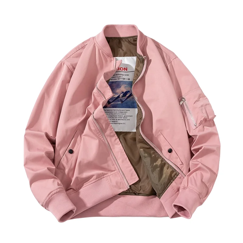High Quality Mn's Bombr Jackt Fashionabl Wintr Varsity Styl with Embroidry Windproof Nylon Shll plus men_voghion.com
