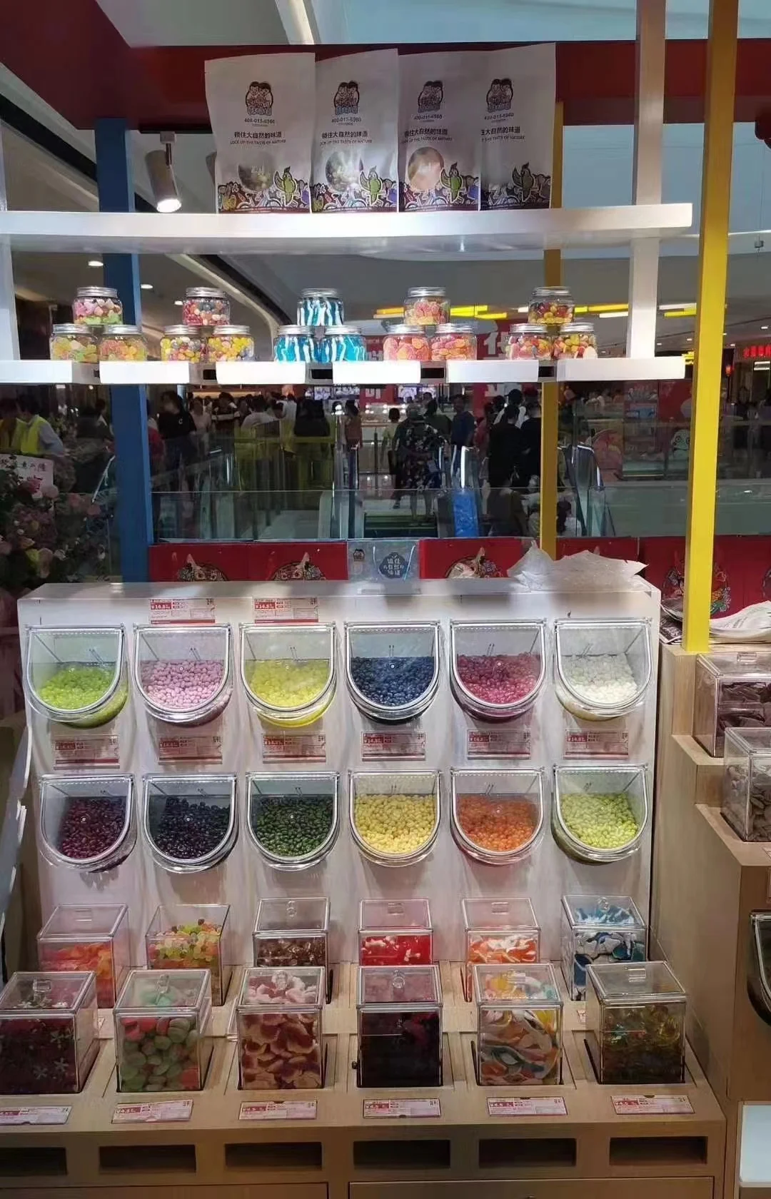 Ecobox Scoop Bin Powder Spices Grain Rice Storage Container Airtight Candy Bins Bulk Food Bin