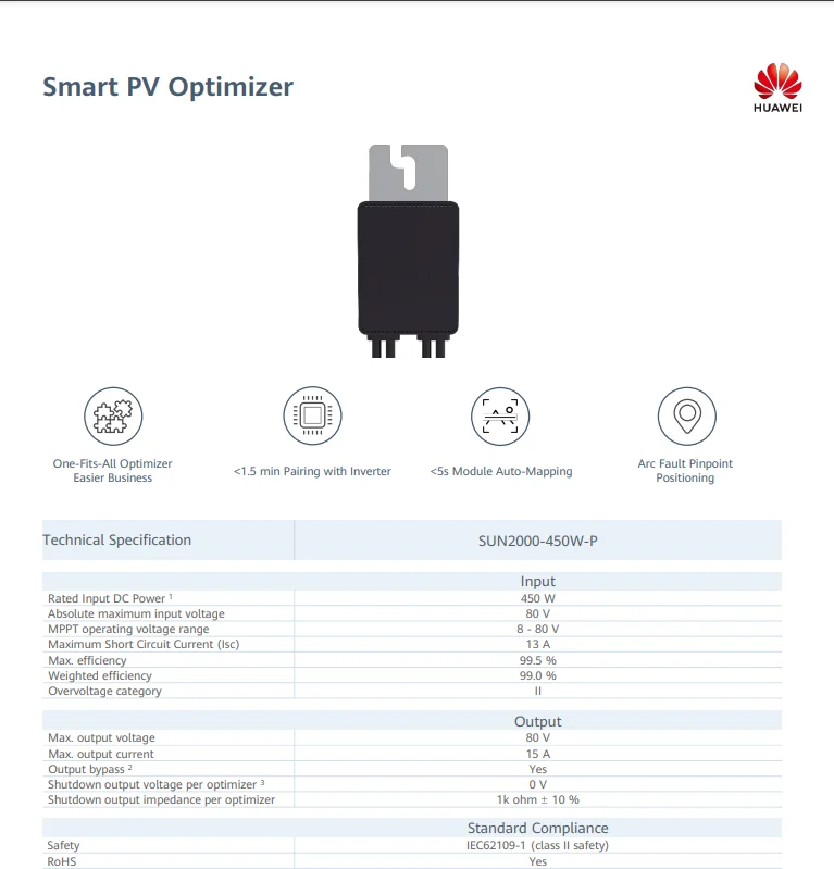 huawei sun2000 450w p2