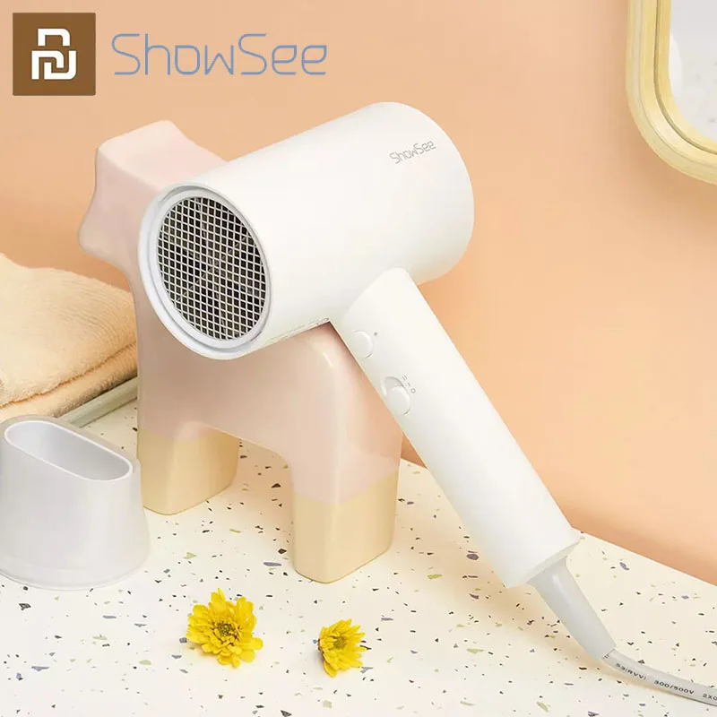 1800W Ionic Hair Dryer - 7.4 M/S High Speed, Fast Drying with AC