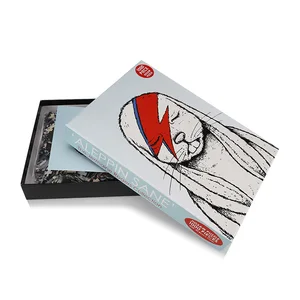 OEM Wholesale High Quality Cartoon Rabbit Paper Puzzles 1000 Pieces of Printed Toy Jigsaw Puzzles for Adults