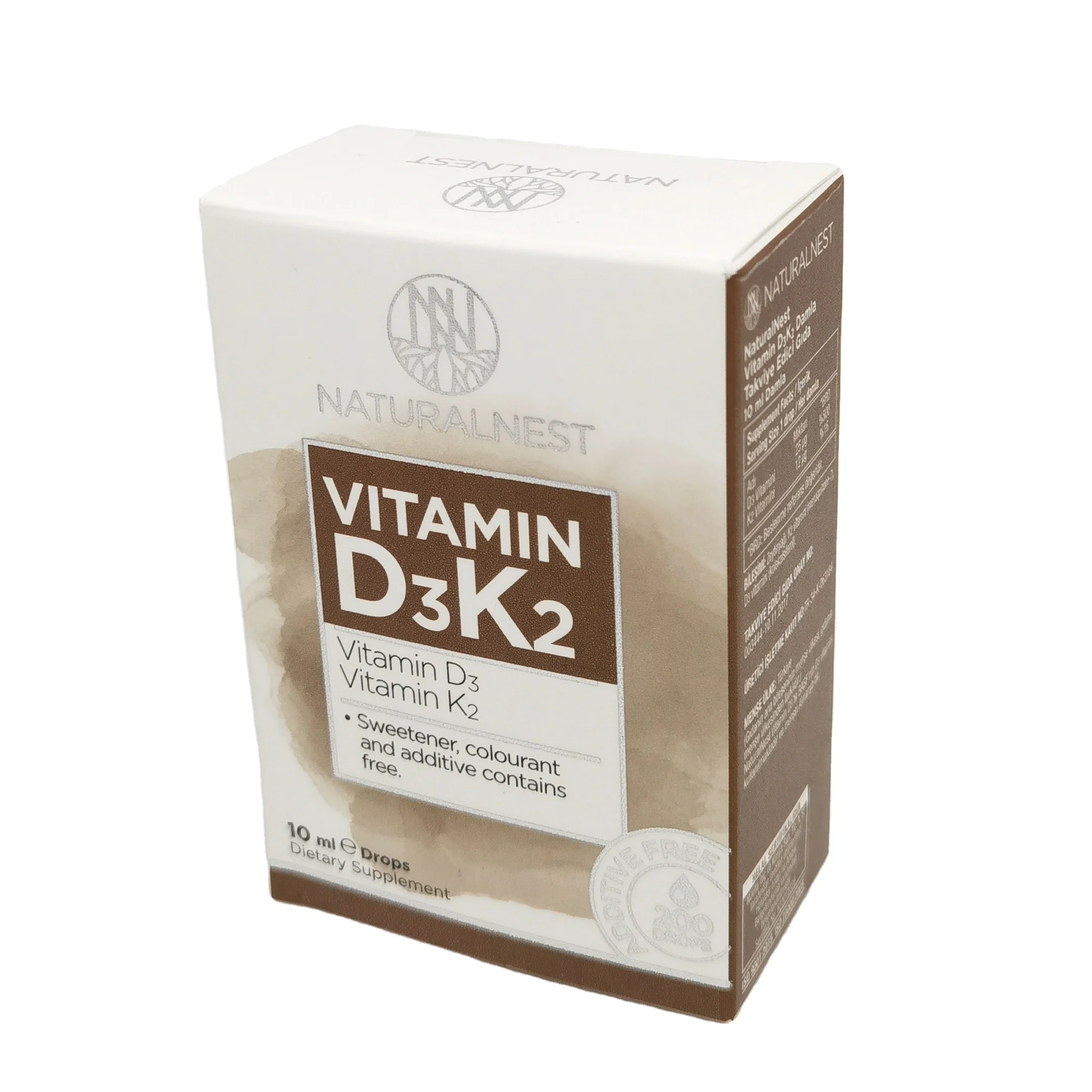 Printed Vitaminbox Ofset Printed Packaging Box Folding Bristol Paper