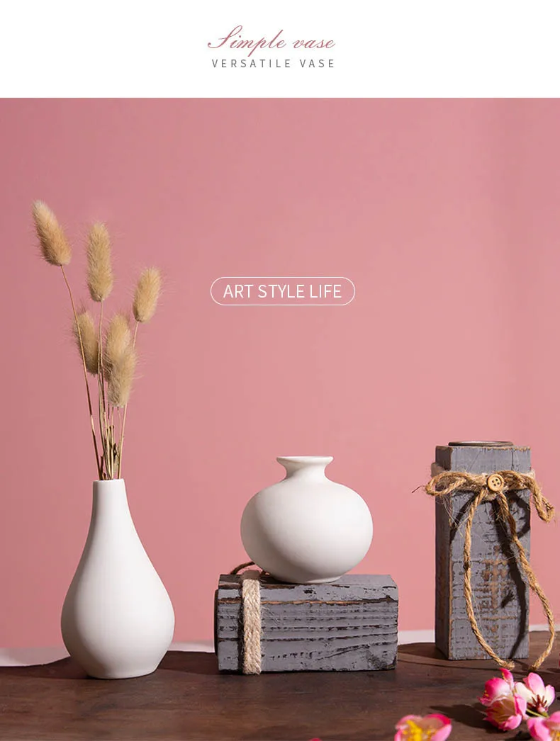 Ceramic Reed Diffuser Luxury Empty Container Oil Aroma Fragrance White ...
