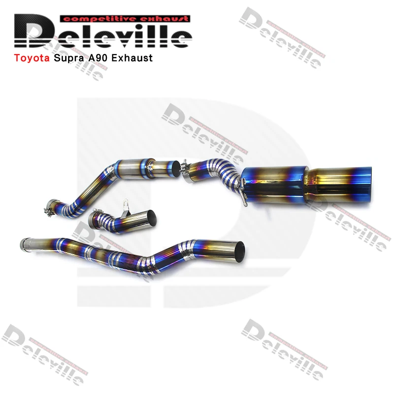 Car Exhaust System For Toyota Supra A T Titanium Alloy