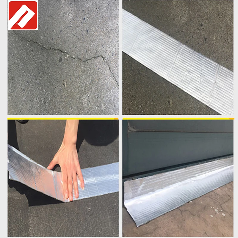 Self Adhesive Waterproofing Strip Bitumen Flashing Tape for Repair Roofing Leak