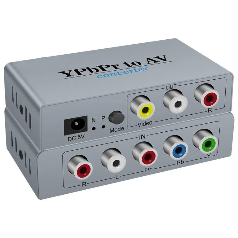 Support Pal Alibaba.com: YPbPr AV Video Audio Converter 5RCA 3 RCA CVBS Composite ...
